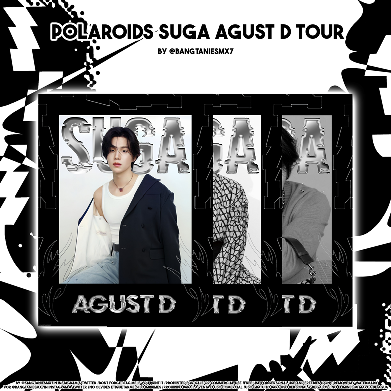 POLAROIDS SUGA AGUST D TOUR - bangtaniesmx7's Ko-fi Shop - Ko-fi ️ ...