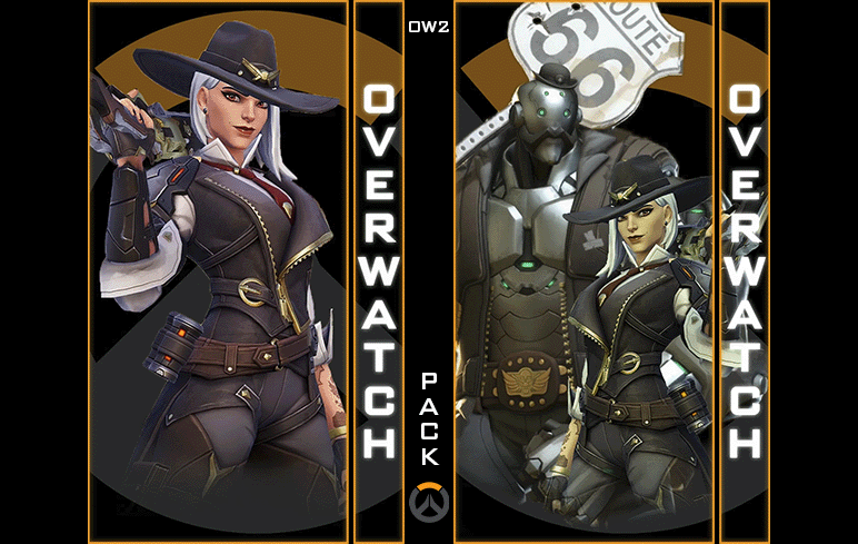 Overwatch Ashe & B.O.B. Steam Artwork Pack (Animated) - Flopis ♥'s Ko ...