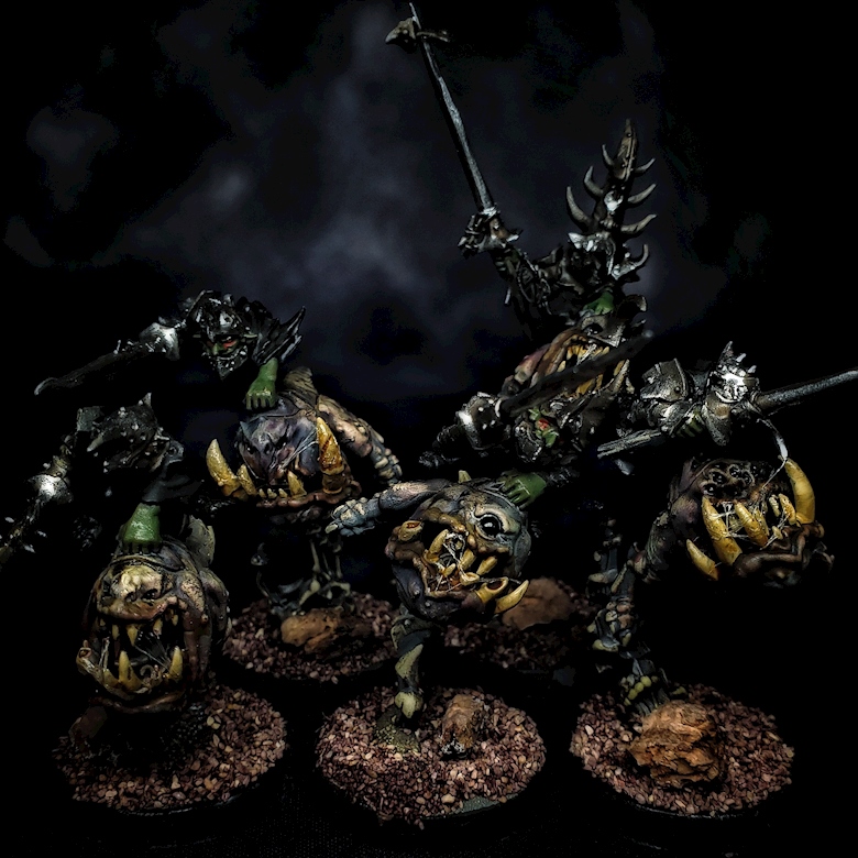 Grimdark Gloomspite Gitz army (Squigs) - Machiko.Miniatures's Ko-fi ...