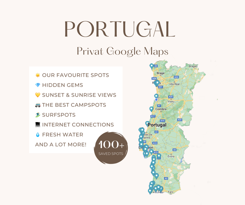 Travel map portugal google maps nik and yas s ko fi shop ko fi 