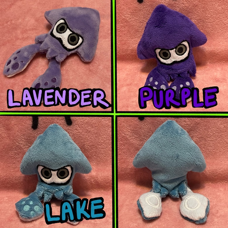 squid plush splatoon