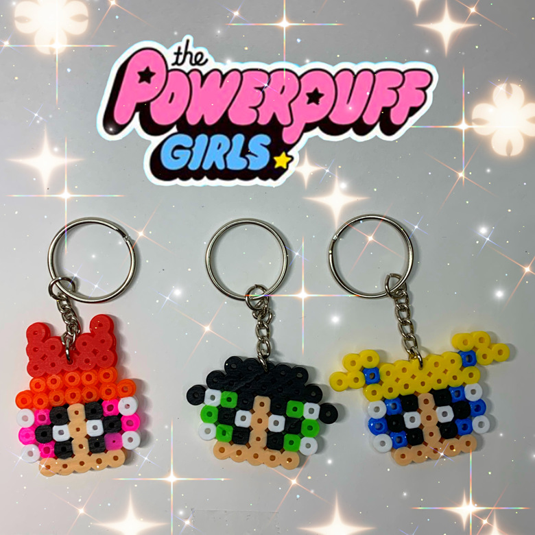 Powerpuff Keychains 