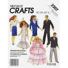 Fashion Doll Clothes for 11.5 inch dolls Sewing Pattern McCalls