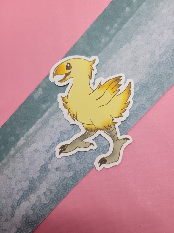 40 Chocobo & Moogle Journal Stickers, Diary Stickers, Final Fantasy Stickers