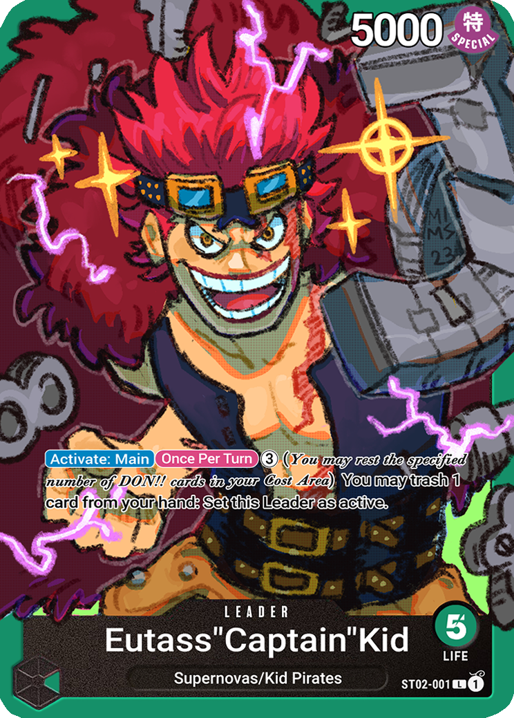 Custom Card Eustass Captain Kid / TCG / Character 