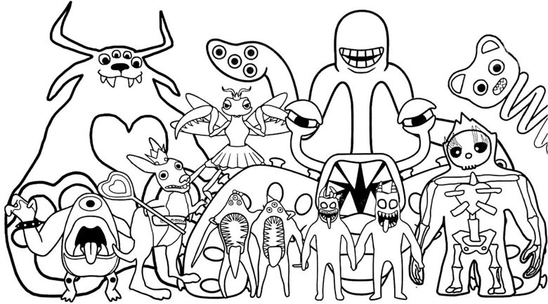 Coloring Pages to Enhance Your Rainbow Friends Experience by stephansavage  