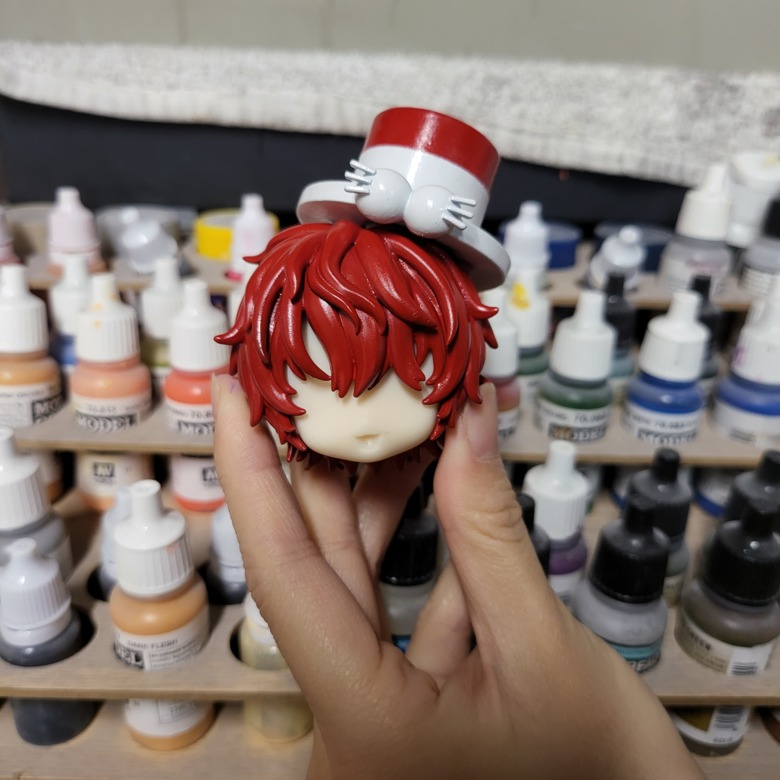 Fukase (VOCALOID) Ob11 Nendroid Hair STL File
