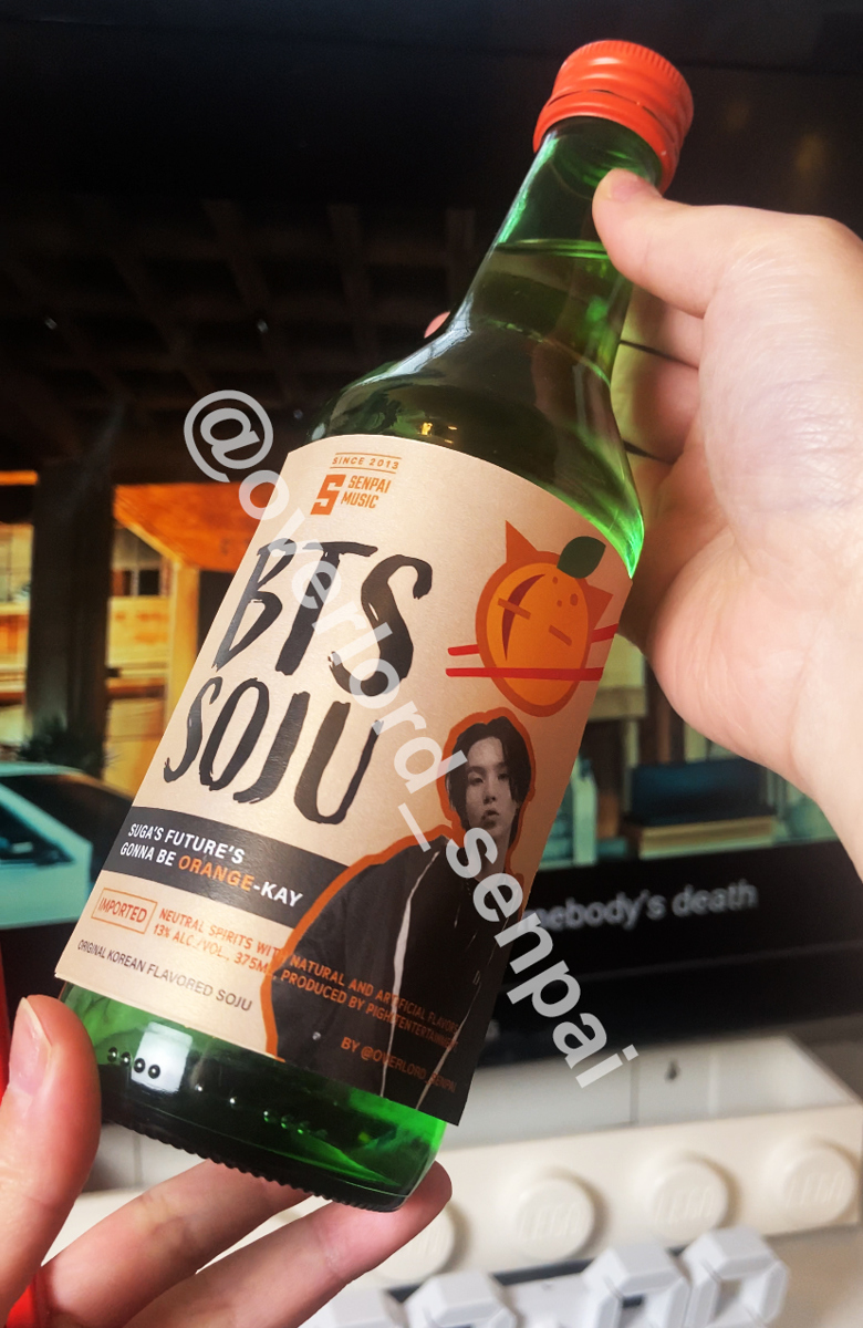 BTS SOJU Downloadable DIY LABEL: Yoongi Orange Version - overlord ...