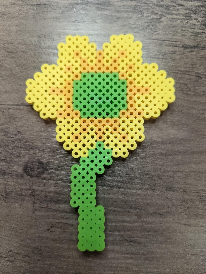 Undertale Flowey Perler Bead Pattern, Bead Sprites