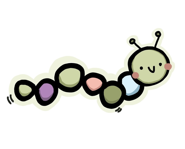 Inchworm friend - Art by Cindyloooou's Ko-fi Shop - Ko-fi ️ Where ...