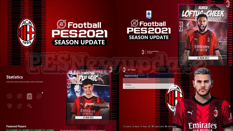 PES 2021 Menu eFootball 2023 by PESNewupdate ~