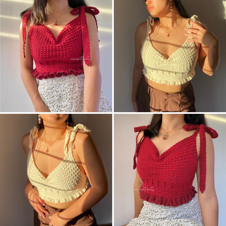 ADELAIDA TOP/DRESS PATTERN [PDF COPY] - crochet patterns by nicole's Ko ...