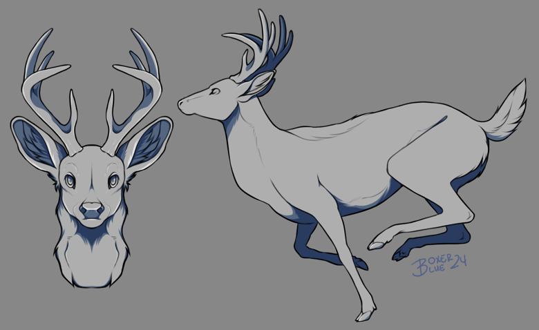 Deer Adopt Base - Doe & Buck - Blue's Ko-fi Shop - Ko-fi ️ Where ...