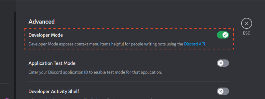 DISCORD DEVELOPER