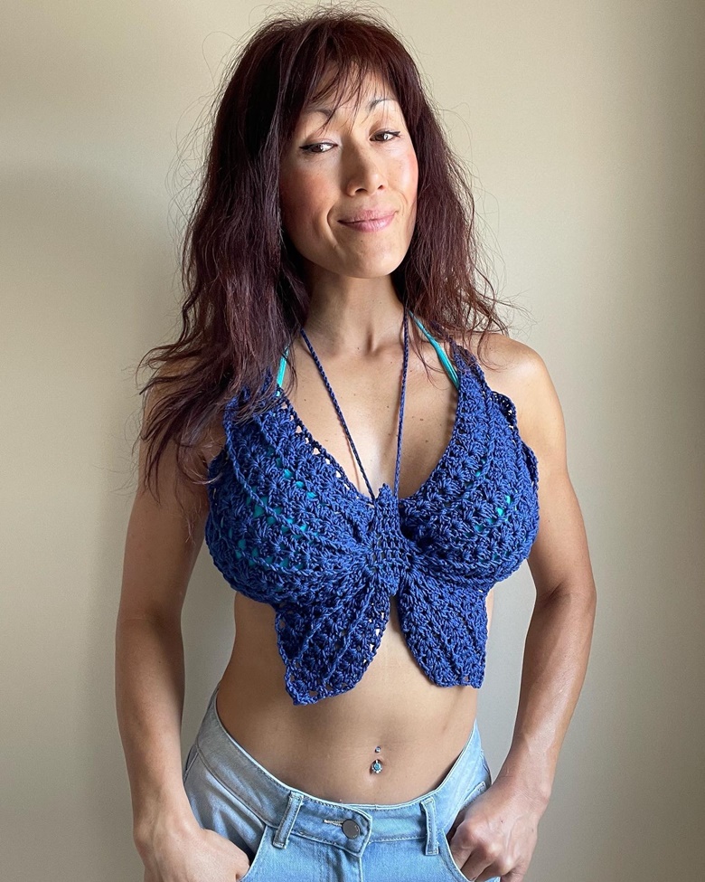 Navy blue butterfly crochet festival top - momopot75's Ko-fi Shop - Ko-fi  ❤️ Where creators get support from fans through donations, memberships,  shop sales and more! The original 'Buy Me a Coffee