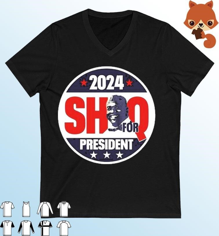 Shaquille O Neal Wearing 2024 Shaq For President Shirt Ko Fi Where   De11e420 93fb 4bad Acbb 31ba14d50cca Shaquille Oneal Wearing 2024 Shaq For President Shirt Lies V Neck 