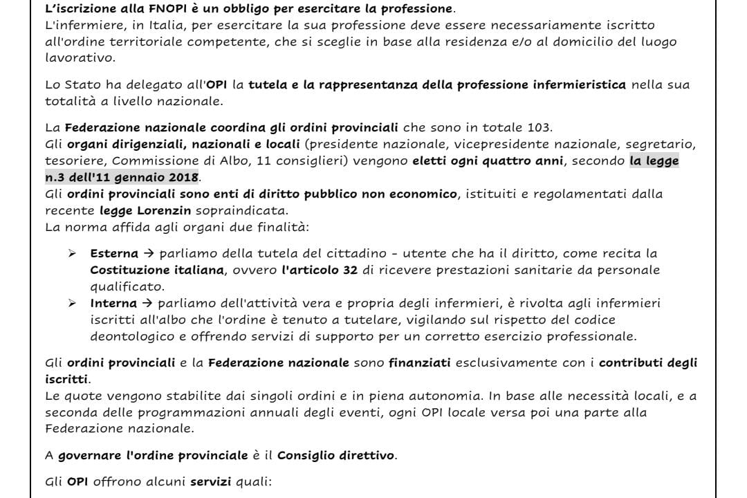 Quadro Normativo Della Professione Infermieristica - Irene_StudentNurse ...