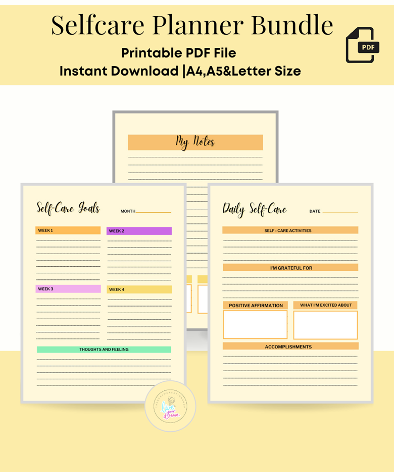 Daily Undated PDF, Free Printable