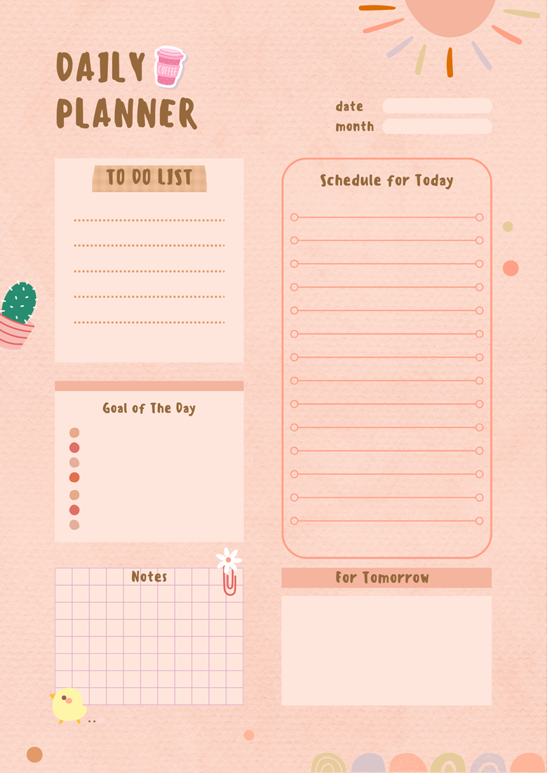[Planner] Set Pinkish Planner - Mayyas's Ko-fi Shop - Ko-fi ️ Where ...