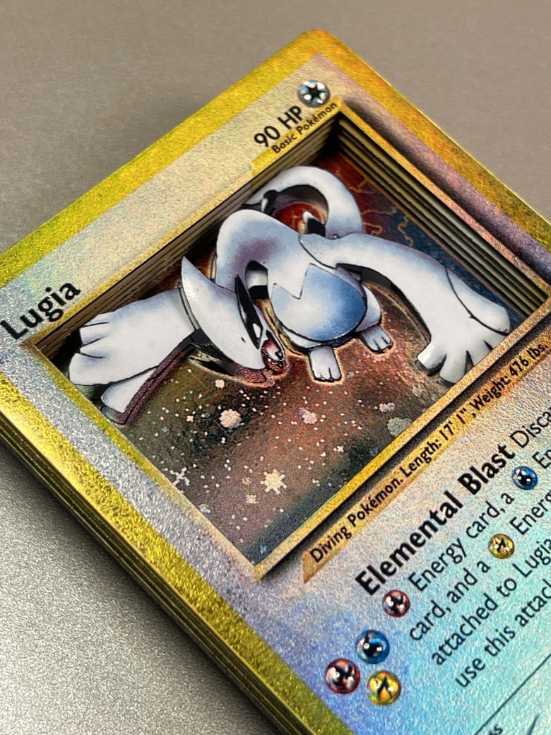 Shadowbox: Ancient Mew (Pokémon) - Sunforge Cards's Ko-fi Shop