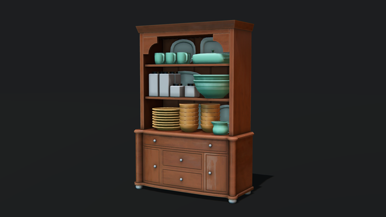 Stylized Cupboard And Tableware Aender Laras Ko Fi Shop Ko Fi ️