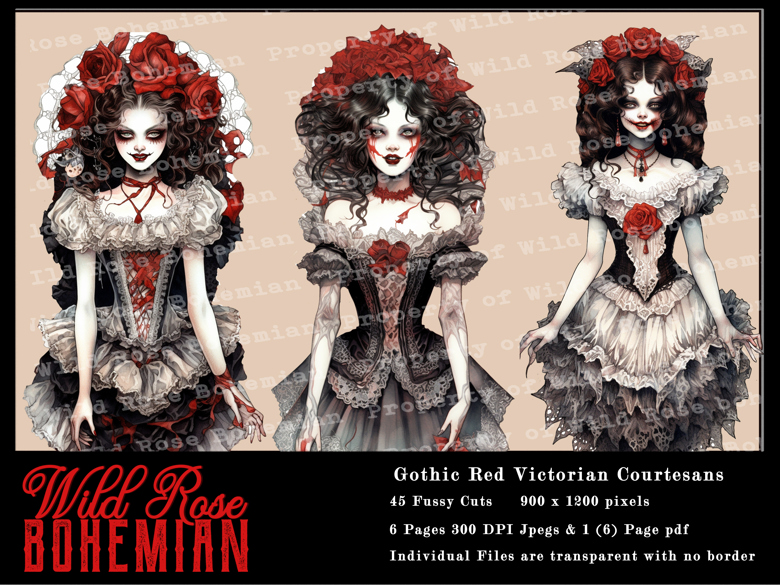 Goth Fairy Vampire Halloween Clip Art Graphic by AliciaXBradfield ·  Creative Fabrica