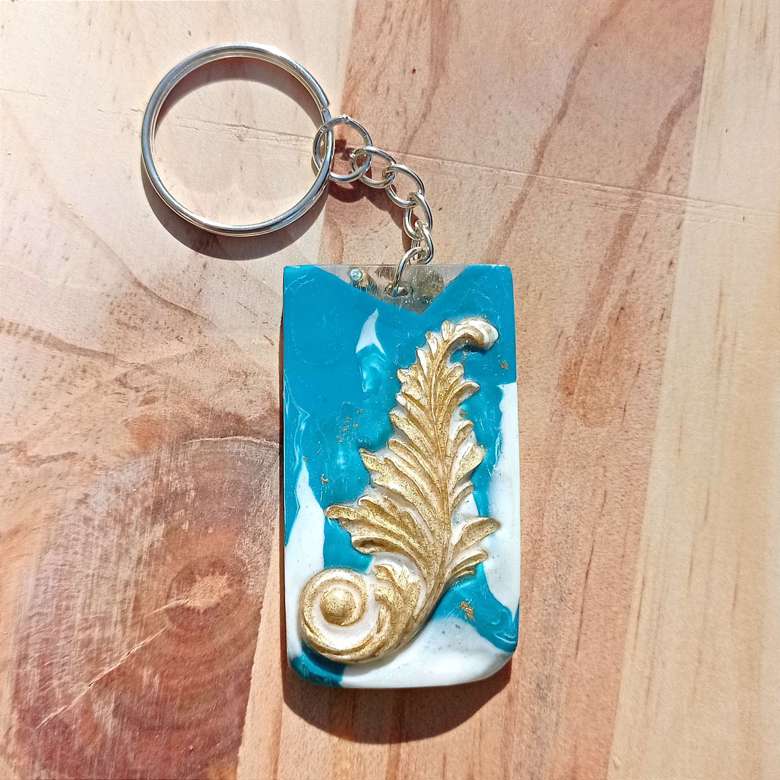 Hand Made Resin Keychain