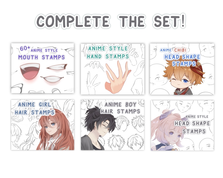 Anime Girl Hair Stamps - v ✿'s Ko-fi Shop - Ko-fi ❤️ Where creators get  support from fans through donations, memberships, shop sales and more! The  original 'Buy Me a Coffee' Page.