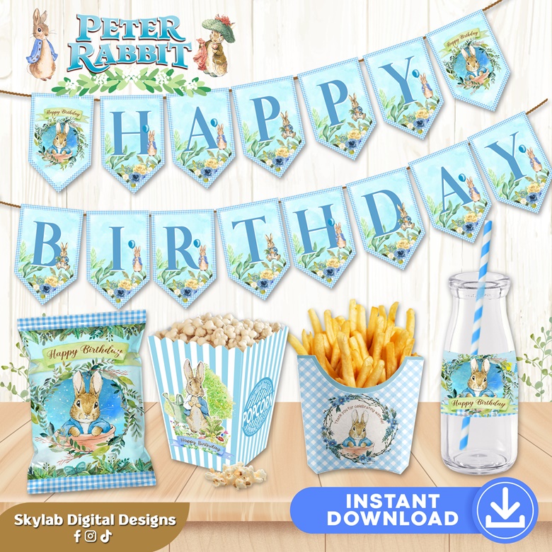 Peter Rabbit Party Decoration Pack – Party Packs