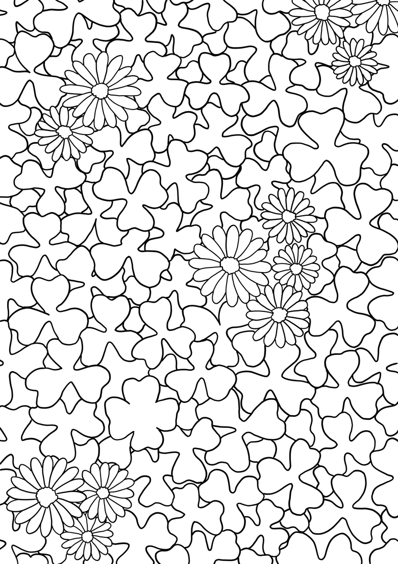 Zen Flower Colouring Pages - TheHermitCrab's Ko-fi Shop - Ko-fi ️ Where ...