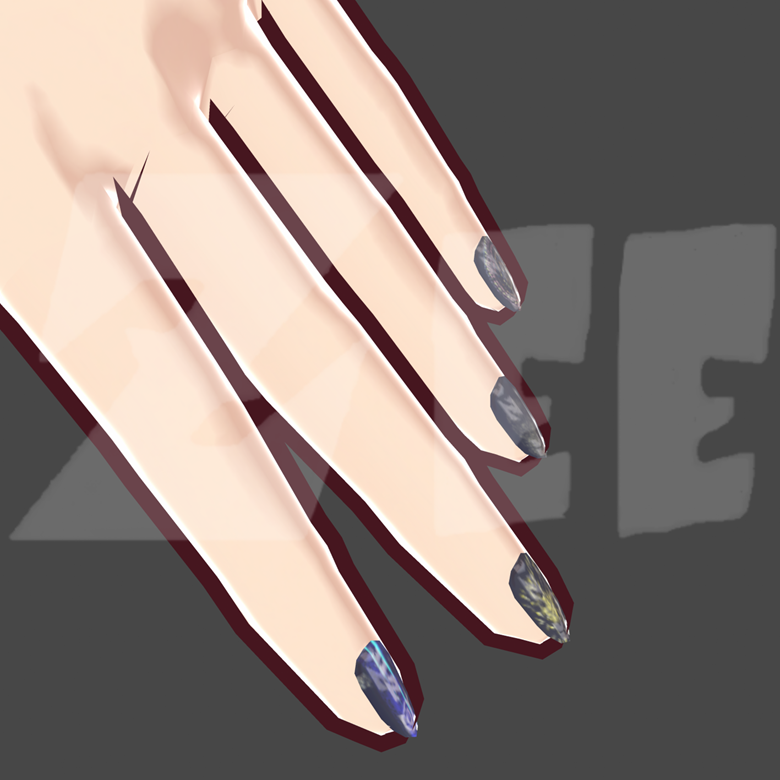 VRoid Nail art 4- Fireworks 2 - Zee's Ko-fi Shop - Ko-fi ️ Where ...