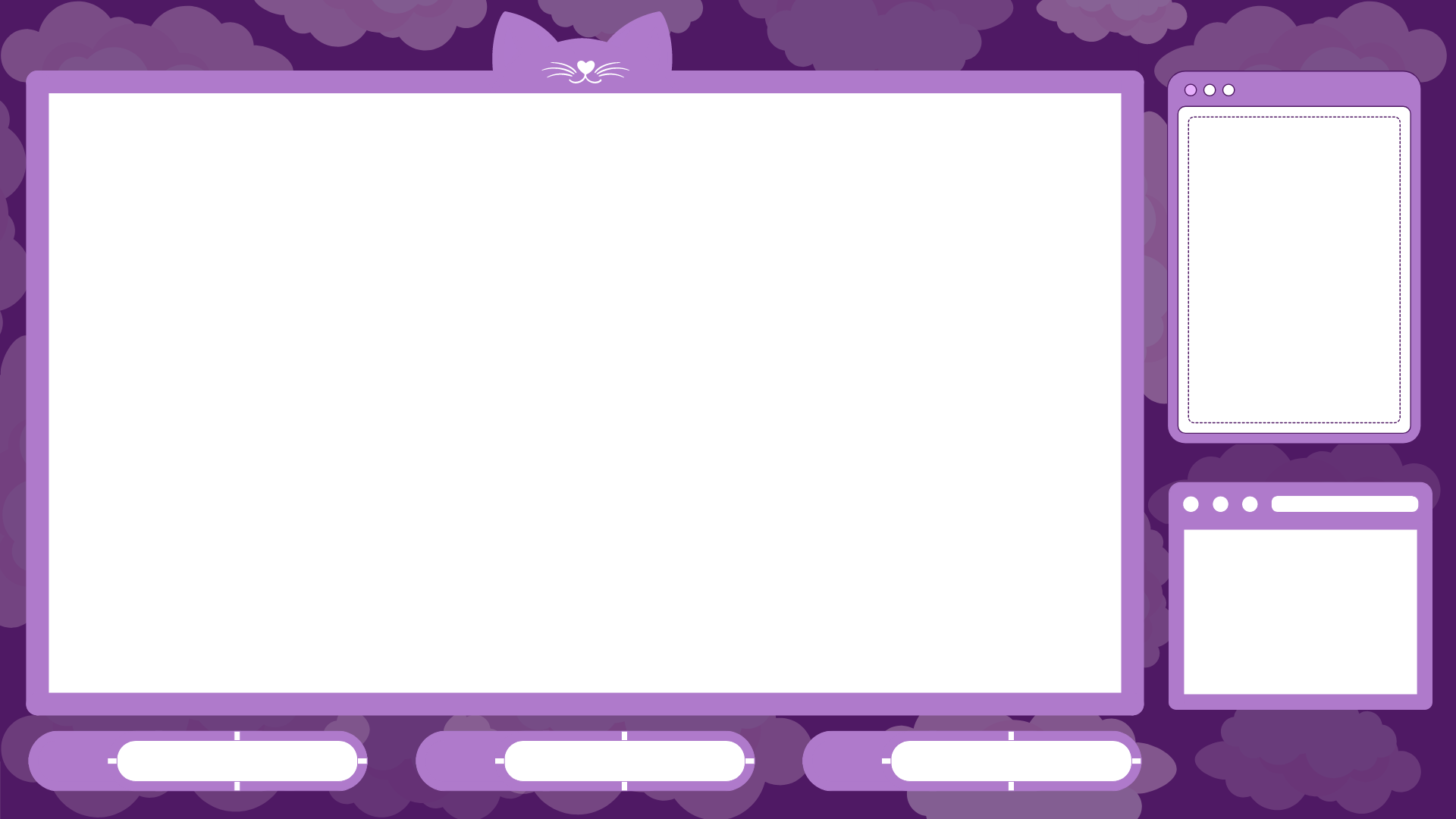 Purple Cat Overlay - Nikkininelives's Ko-fi Shop - Ko-fi ️ Where 