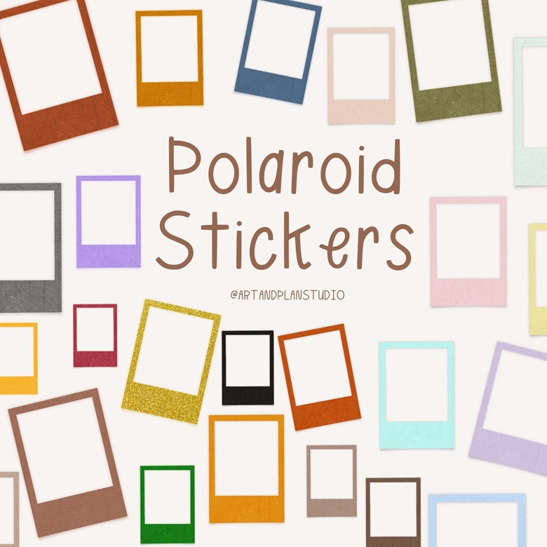 Polaroid Digital stickers - artandplanstudio's Ko-fi Shop - Ko-fi ️ ...