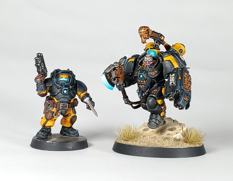 Painting Leagues of Votann: The Kronus Hegemony (Black & Yellow Guys ...