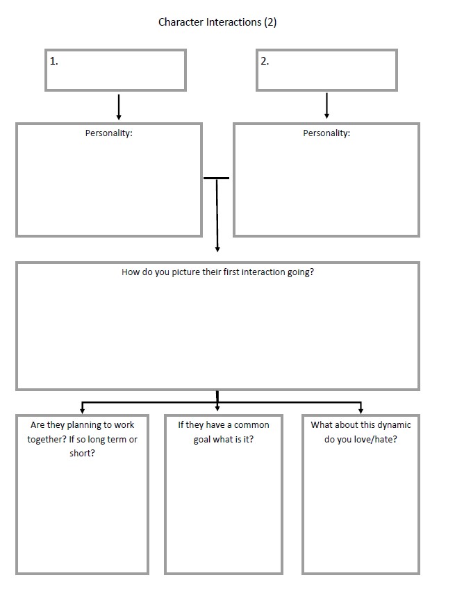 Character Interaction Sheets - T. Toney's Ko-fi Shop - Ko-fi ️ Where ...