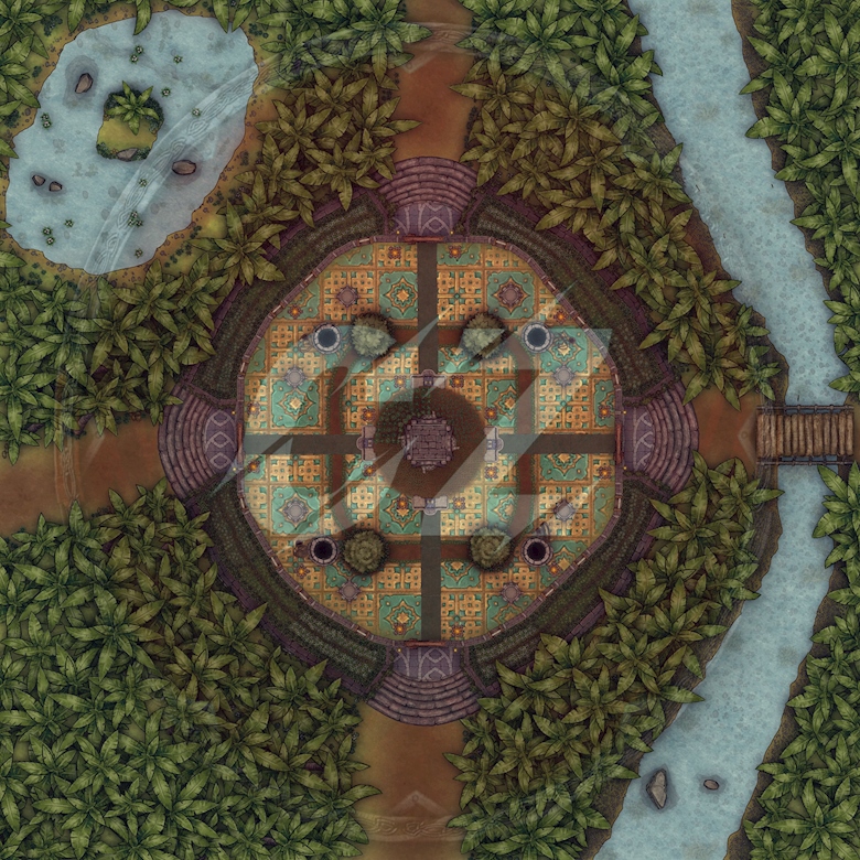 Commercial Use Jungle Temple Battle Map 4k Resolution Czrpg S Ko Fi Shop Ko Fi Where Creators Get Donations From Fans With A Buy Me A Coffee Page