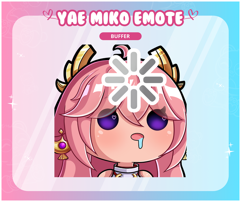 Genshin Impact Yae Miko - Buffer Emote For Twitch/Discord - KaylabearQ ...