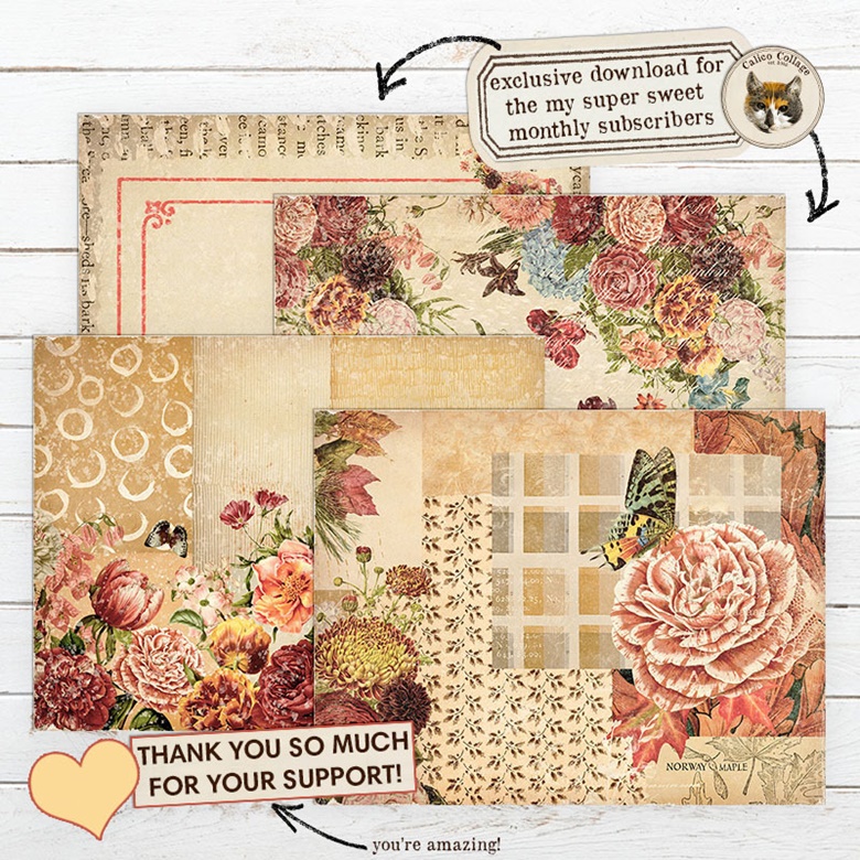 Shop all Junk Journal Printables – CalicoCollage