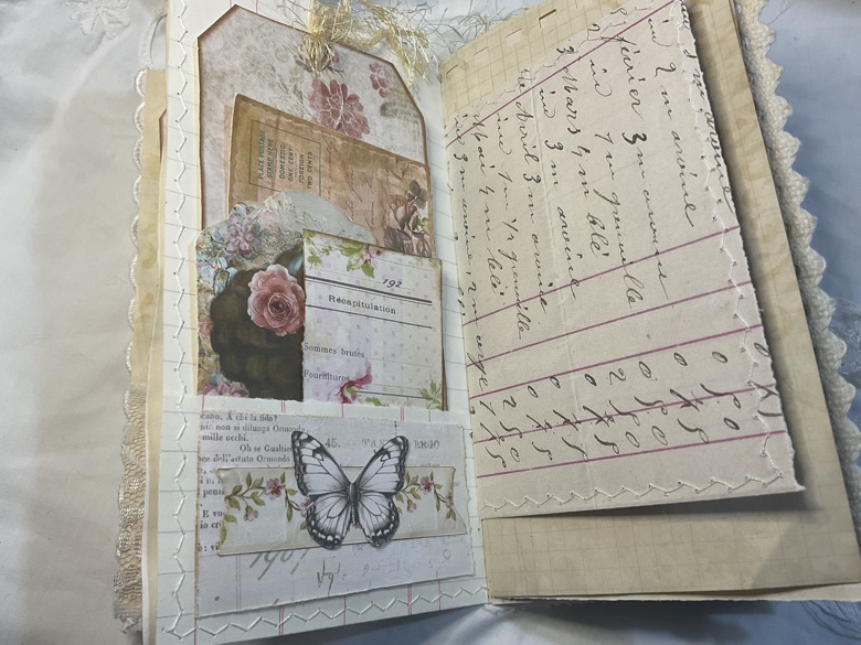 Shabby Vintage Flowers junk journal FREE UK SHIPPING HALF PRICE INT ...