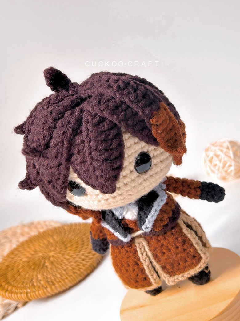 Zhongli Crochet/Amigurumi Pattern - Cuckoo Craft's Ko-fi Shop - Ko-fi ️ ...