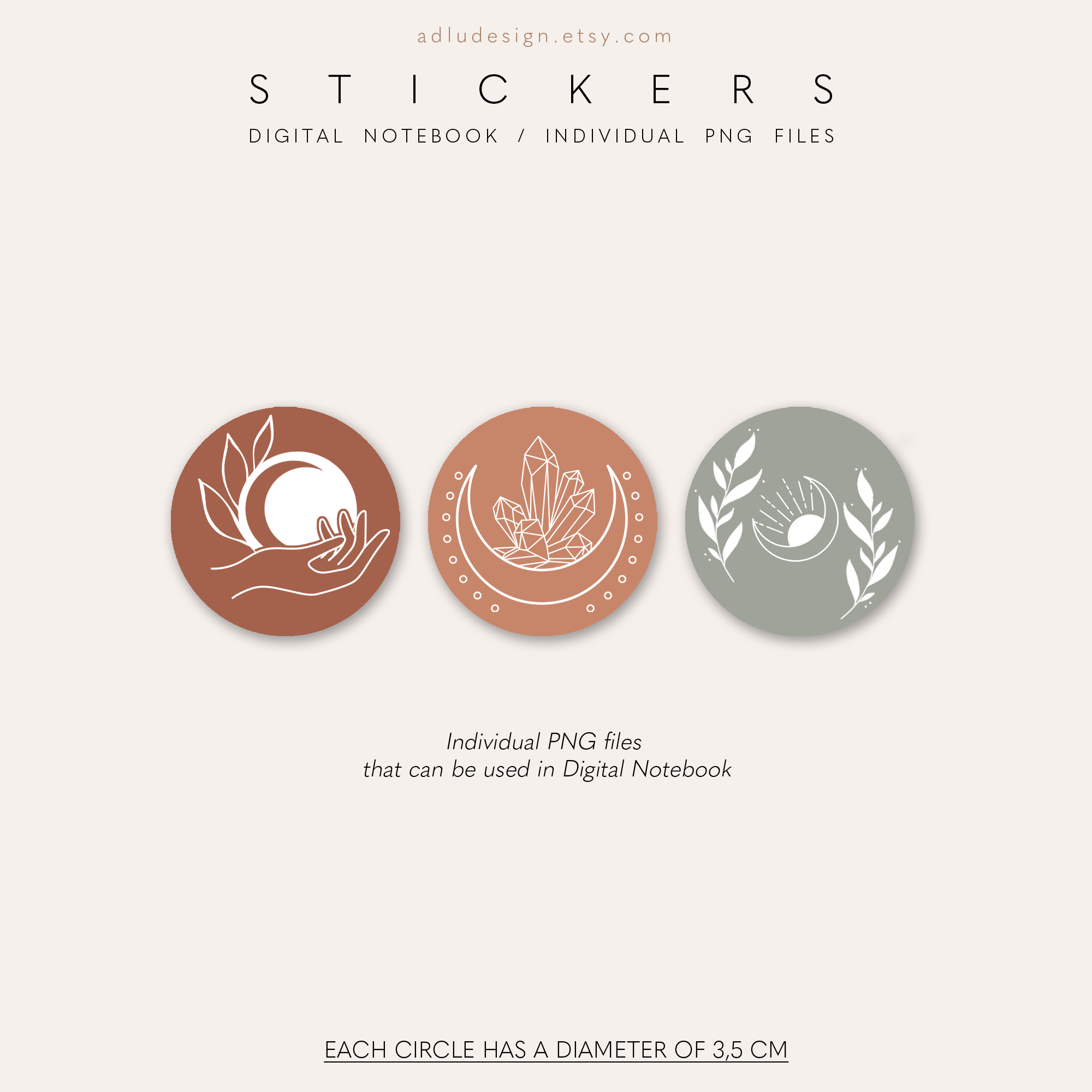 Mystic Moon Stickers Printable - adludesign's Ko-fi Shop - Ko-fi ❤️ Where  creators get support from fans through donations, memberships, shop sales  and more! The original 'Buy Me a Coffee' Page.