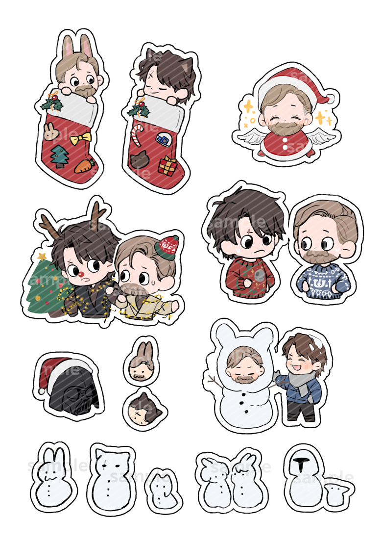 Obikin Christmas Sticker - Violet's Ko-fi Shop - Ko-fi ️ Where creators ...