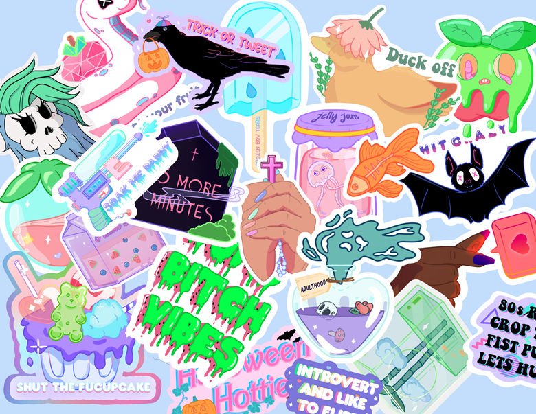 Movies & TV - Spooky's Mystery Sticker Packs! – KiraKiraDoodles