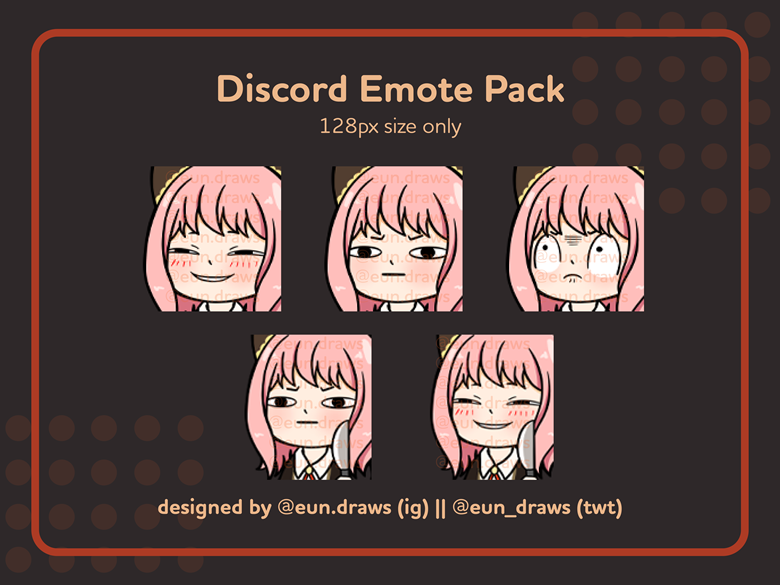 Anya Discord Emojis  Discord Emotes List