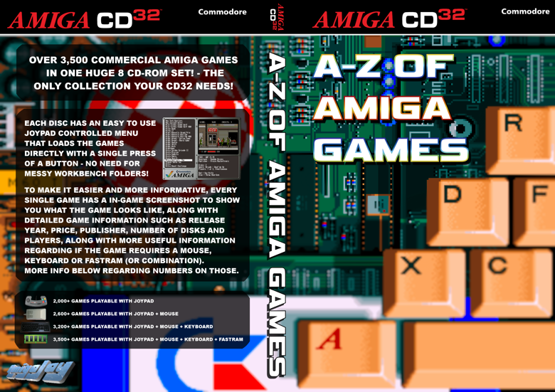 A-Z of Amiga Games CD32 Discs 1-8 - AmigaJay's Ko-fi Shop