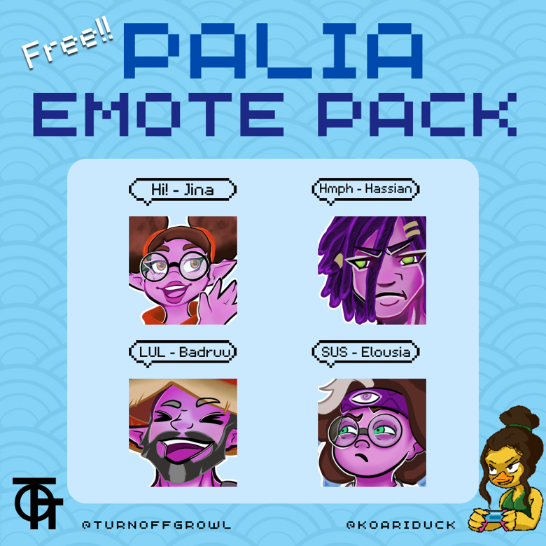 Twitch / Discord Emote Pack Among Us Blue 