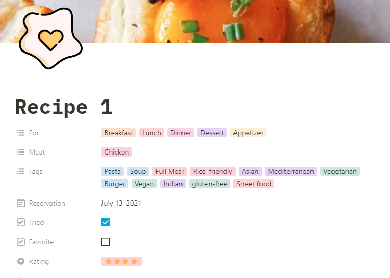 Recipe Cookbook FREE Notion Template Yuhna s Ko fi Shop Ko fi 