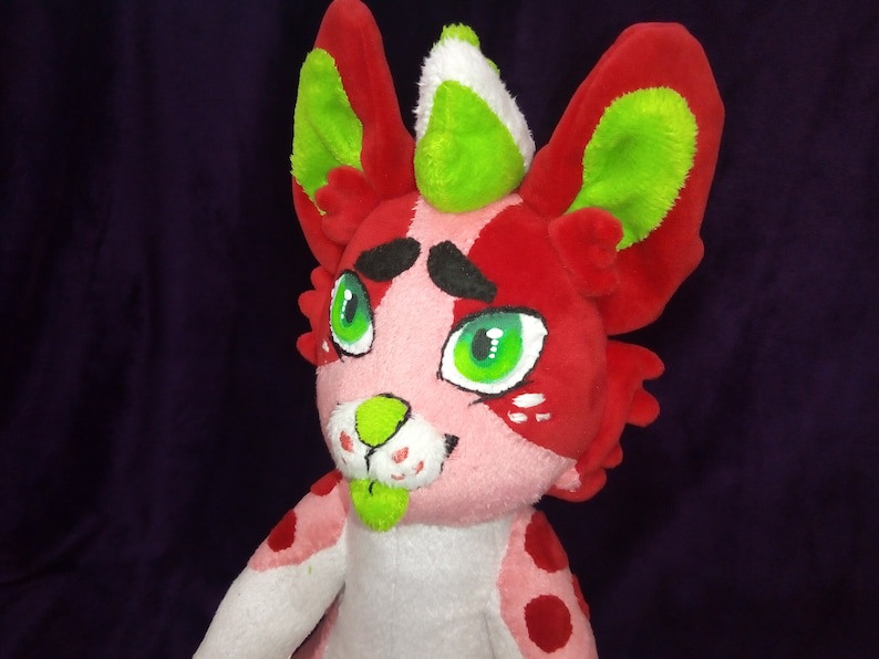 Custom Furry Fursona store Plush, Hazelnut Coco (Along with art and character rights)