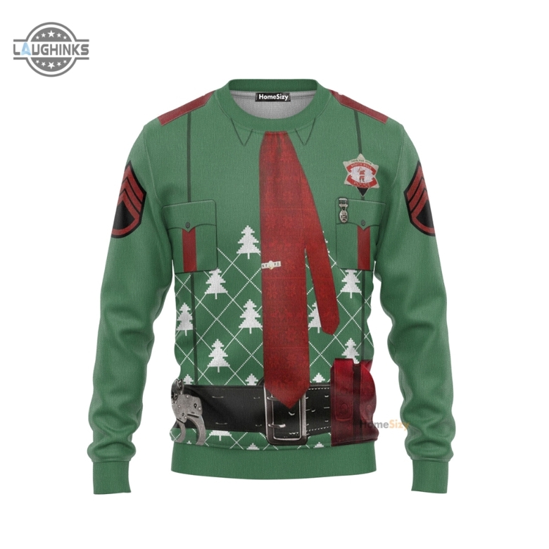 Police on sale ugly sweater