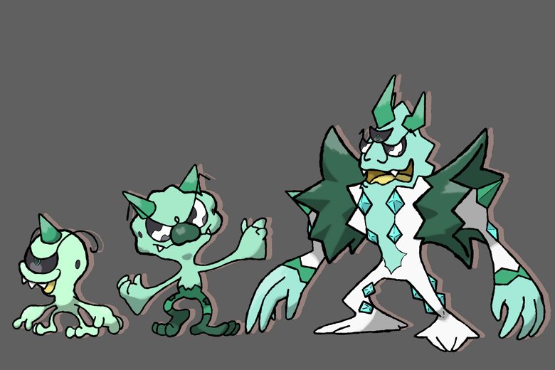 ポケモン - cyoco Cyclops Fakemon line - ZquishiiArt's Ko-fi Shop